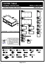 Preview for 6 page of Furniture of America HFW-1468C5 Assembly Instructions Manual