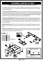 Preview for 7 page of Furniture of America HFW-1468C5 Assembly Instructions Manual