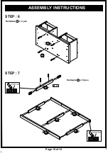 Preview for 10 page of Furniture of America HFW-1468C5 Assembly Instructions Manual