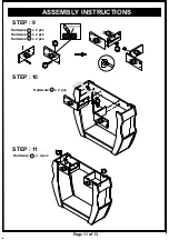 Preview for 11 page of Furniture of America HFW-1476C4 Assembly Instructions Manual