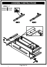 Preview for 10 page of Furniture of America HFW-1477C4 Assembly Instructions Manual