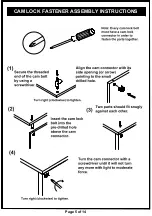 Preview for 5 page of Furniture of America HFW-1478C2 Assembly Instructions Manual