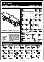 Preview for 6 page of Furniture of America HFW-1478C2 Assembly Instructions Manual