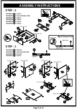 Preview for 8 page of Furniture of America HFW-1478C2 Assembly Instructions Manual