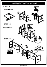 Preview for 9 page of Furniture of America HFW-1478C2 Assembly Instructions Manual