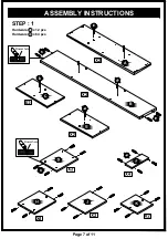 Preview for 7 page of Furniture of America HFW-1503C4 Assembly Instructions Manual