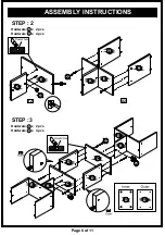 Preview for 8 page of Furniture of America HFW-1503C4 Assembly Instructions Manual