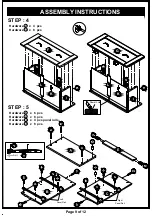 Preview for 9 page of Furniture of America HFW-1650C6 Assembly Instructions Manual