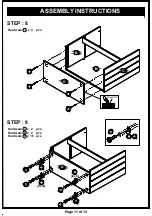 Preview for 11 page of Furniture of America HFW-1650C6 Assembly Instructions Manual