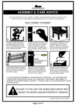 Preview for 3 page of Furniture of America HFW-1662C6 Assembly Manual