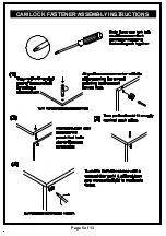 Preview for 5 page of Furniture of America HFW-1662C6 Assembly Manual