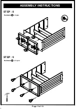 Preview for 11 page of Furniture of America HFW-1662C6 Assembly Manual