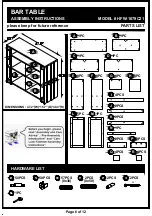 Preview for 6 page of Furniture of America HFW-1679C21 Assembly Instructions Manual