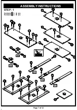 Preview for 7 page of Furniture of America HFW-1679C21 Assembly Instructions Manual