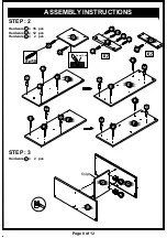 Preview for 8 page of Furniture of America HFW-1679C21 Assembly Instructions Manual