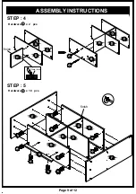 Preview for 9 page of Furniture of America HFW-1679C21 Assembly Instructions Manual