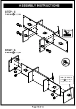 Preview for 10 page of Furniture of America HFW-1681C1 Assembly Instructions Manual