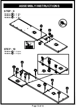 Preview for 12 page of Furniture of America HFW-1681C1 Assembly Instructions Manual