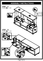 Preview for 13 page of Furniture of America HFW-1681C1 Assembly Instructions Manual