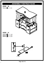 Preview for 12 page of Furniture of America HFW-16905C4 Assembly Instructions Manual