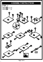 Preview for 7 page of Furniture of America HFW-16908C1 Assembly Instructions Manual