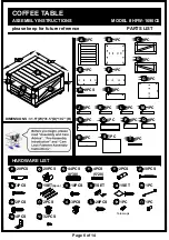 Preview for 6 page of Furniture of America HFW-1690C6 Assembly Instructions Manual