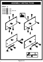 Preview for 9 page of Furniture of America HFW-1690C6 Assembly Instructions Manual