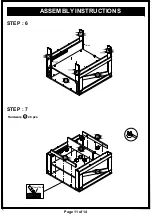 Preview for 11 page of Furniture of America HFW-1690C6 Assembly Instructions Manual