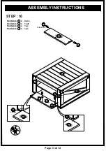 Preview for 13 page of Furniture of America HFW-1690C6 Assembly Instructions Manual