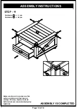 Preview for 14 page of Furniture of America HFW-1690C6 Assembly Instructions Manual