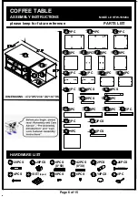 Preview for 6 page of Furniture of America HFW-1692C4 Assembly Instructions Manual