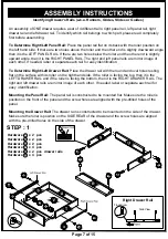 Preview for 7 page of Furniture of America HFW-1692C4 Assembly Instructions Manual