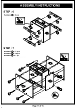 Preview for 11 page of Furniture of America HFW-1692C4 Assembly Instructions Manual