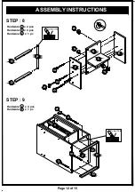 Preview for 12 page of Furniture of America HFW-1692C4 Assembly Instructions Manual