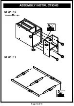 Preview for 13 page of Furniture of America HFW-1692C4 Assembly Instructions Manual