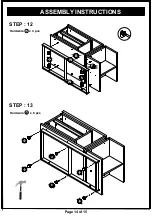 Preview for 14 page of Furniture of America HFW-1692C4 Assembly Instructions Manual