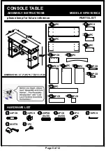 Preview for 6 page of Furniture of America HFW-1695C4 Assembly Instructions Manual