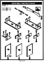 Preview for 7 page of Furniture of America HFW-1695C4 Assembly Instructions Manual