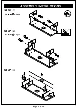 Preview for 9 page of Furniture of America HFW-1695C4 Assembly Instructions Manual