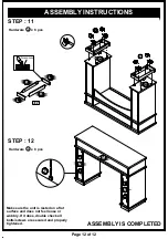 Preview for 13 page of Furniture of America HFW-1695C4 Assembly Instructions Manual