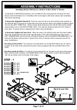 Preview for 7 page of Furniture of America HFW-1697C6-TV Assembly Instructions Manual