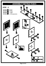 Preview for 8 page of Furniture of America HFW-1697C6-TV Assembly Instructions Manual