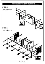 Preview for 9 page of Furniture of America HFW-1697C6-TV Assembly Instructions Manual