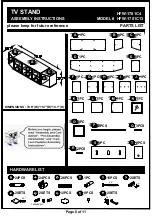 Preview for 6 page of Furniture of America HFW-1781C13 Assembly Instructions Manual