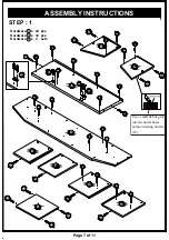 Preview for 7 page of Furniture of America HFW-1781C13 Assembly Instructions Manual