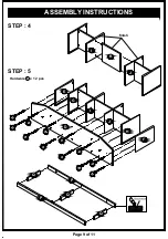 Preview for 9 page of Furniture of America HFW-1781C13 Assembly Instructions Manual