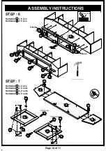 Preview for 10 page of Furniture of America HFW-1781C13 Assembly Instructions Manual