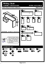 Preview for 6 page of Furniture of America HFW-1850C4 Assembly Instructions Manual