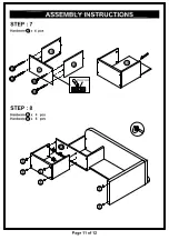 Preview for 11 page of Furniture of America HFW-1850C4 Assembly Instructions Manual