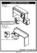 Preview for 12 page of Furniture of America HFW-1850C4 Assembly Instructions Manual